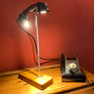 Decorative Desk or Table Lamp, Repurposed Vintage Ericsson Bakelite Telephone