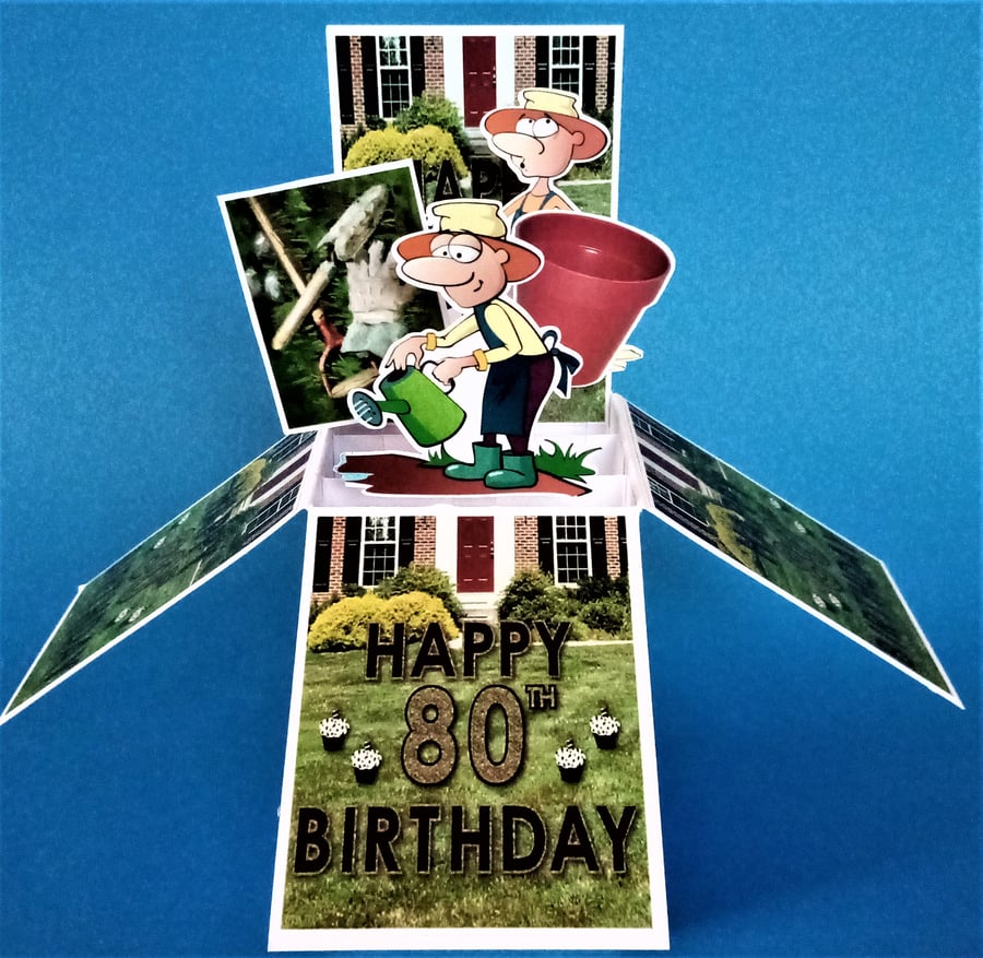 Men's 80th Birthday Card