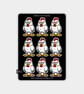 Funny Vinyl Sticker Sheet For Adults - Grumpy Chicken