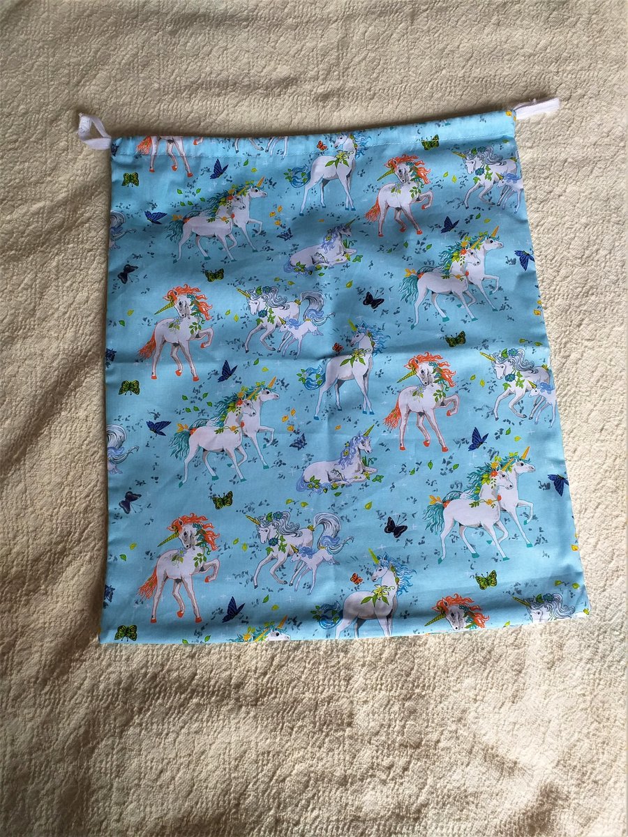 NOT FOR GENERAL SALE - Unicorn Drawstring.Bag