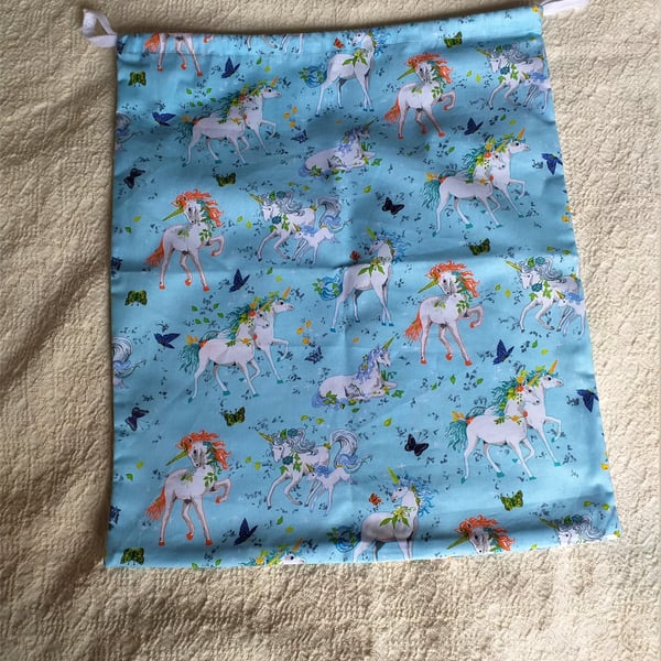 NOT FOR GENERAL SALE - Unicorn Drawstring.Bag