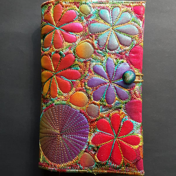 Textile Book Cover and Notebook 