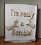 I'm really a Zombie CUT & FOLD Book Folding Pattern - EMAILED PDF PATTERN - Image 4