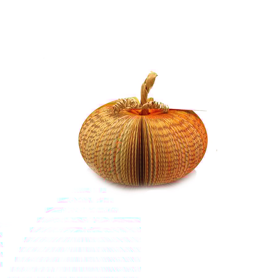 Small Paper Pumpkin Halloween Decoration