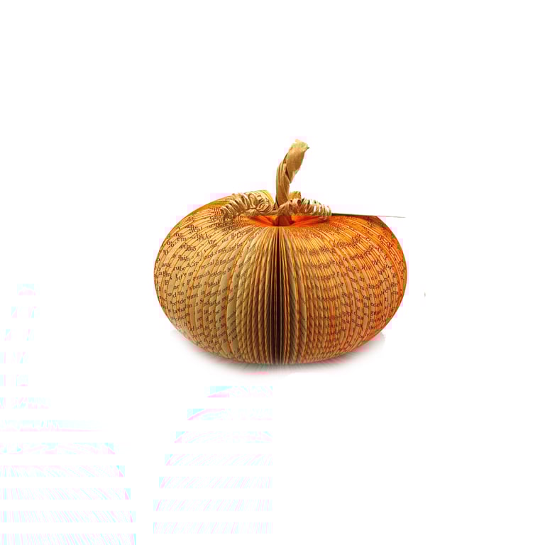 Small Paper Pumpkin Halloween Decoration