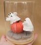 Say Boo to a Ghost - handmade ornament in a glass jar  - Image 4