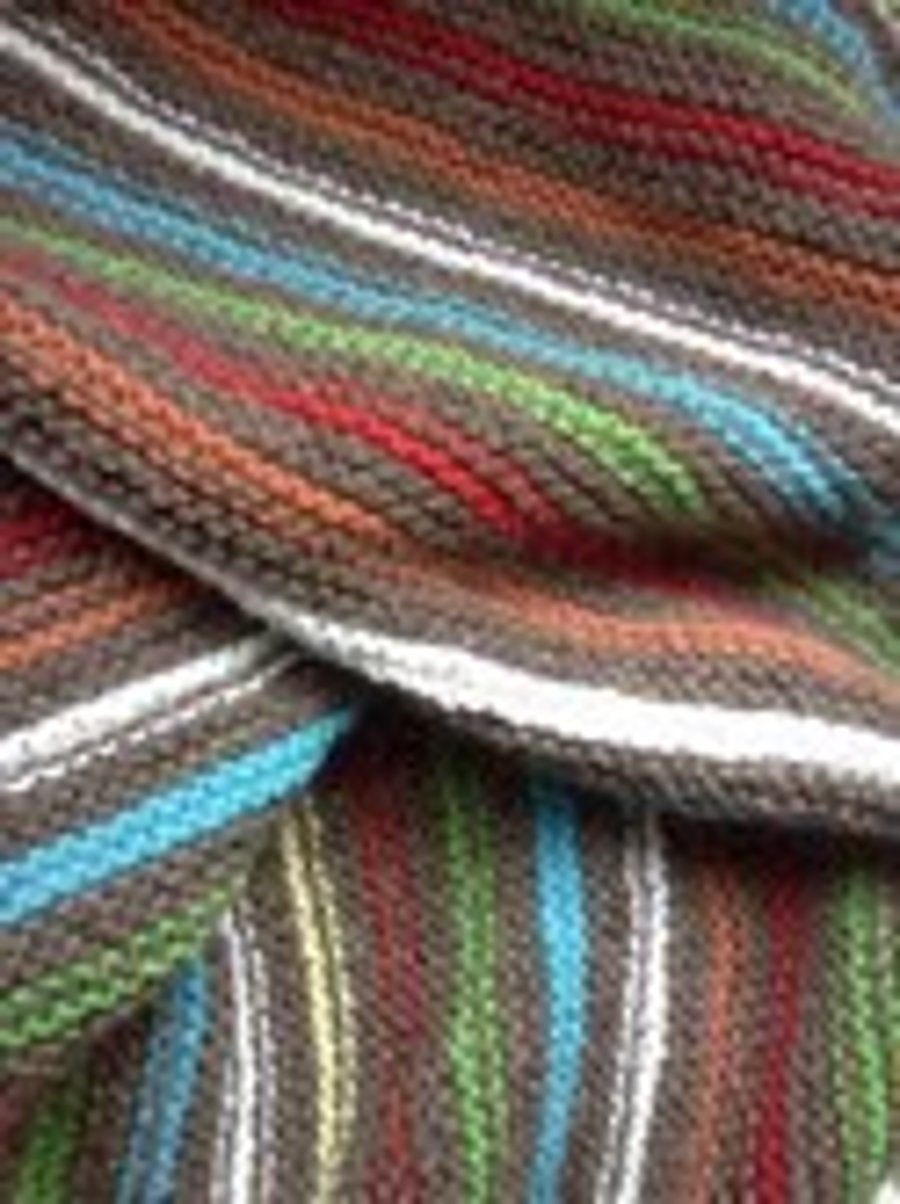Funky Striped Baby Blanket