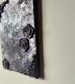 Phantom Flora - Abstract Acrylic Floral Shimmer Painting - Image 6