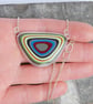 Statement Jeep fordite and sterling silver necklace - Image 2