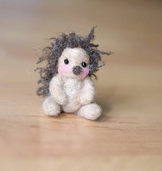 Needlefelted Hedgehog 