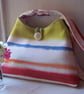 Soft summery textile shoulder bag, perfect for a holiday - Image 1