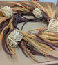 Rustic dried flower wreath