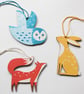 Owl Wooden Hanging Decoration - Image 8