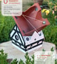 Homemade Tudor Bird House with Feeder (Magnetic) - Image 2