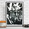 An audience with the The Beatles Hand Pulled Limited Edition Screen Print