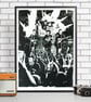 An audience with the The Beatles Hand Pulled Limited Edition Screen Print - Image 1