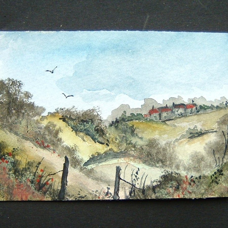 Art painting aceo SFA original paintings landscape 49