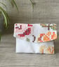 Vintage Embroidered Cross Stitch Purse Pouch