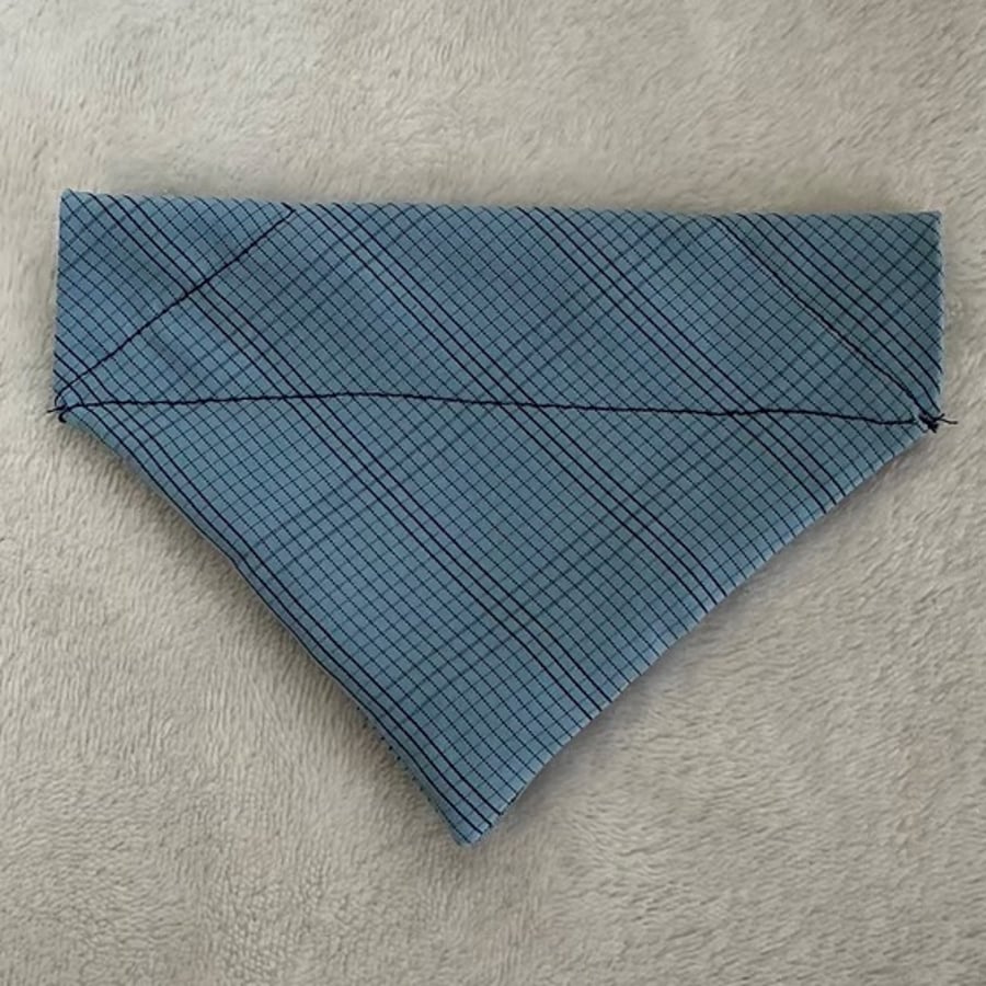 Dog Bandana, Small Blue 