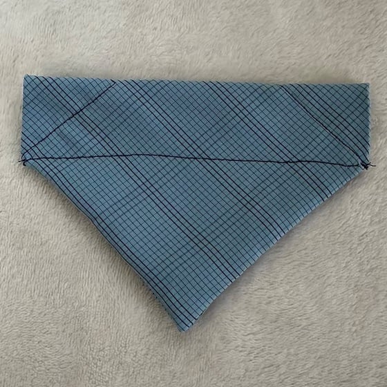 Dog Bandana, Small Blue 