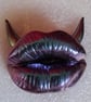 Handmade epoxy resin fridge magnet 'lips'. - Image 5
