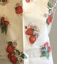 Ladies vinyl strawberry apron - Image 3