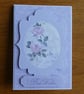 Best Wishes Card - Pink Roses - Image 5