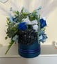 Large blue hat box