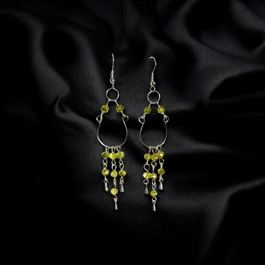 Statement Crystal Earrings - Perfect for a Party FREEPOST