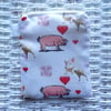 Love Pig Themed Coin Purse or Card Holder.