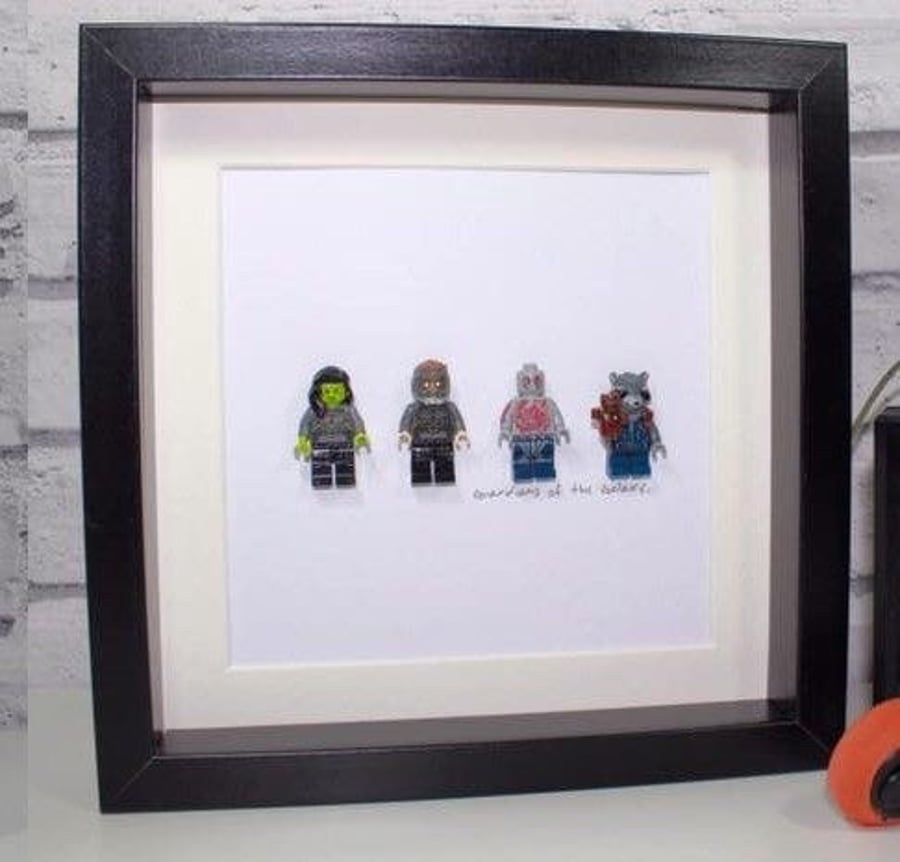 GUARDIANS OF THE GALAXY - Framed minifigures