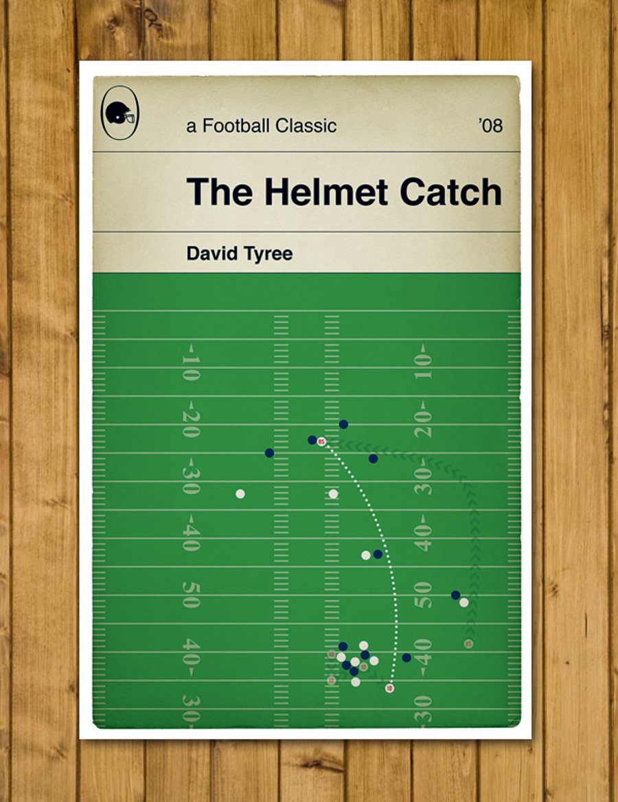 New York Giants - The Helmet Catch - David Tyree - Eli Manning - Various Sizes