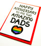 Anniversary Card For Two Dads, Gay Anniversary Card - Image 8
