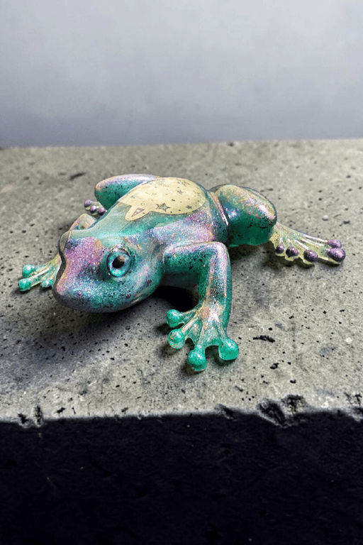 Celestial Drift Frog Ornament