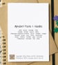Pasta Alphabet Greetings Card - Image 2