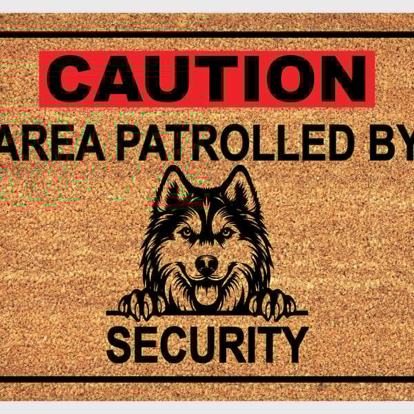 Husky Security Door Mat No.2 - Husky Welcome Mat - 3 Sizes