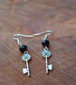 Steampunk key earrings - Image 2