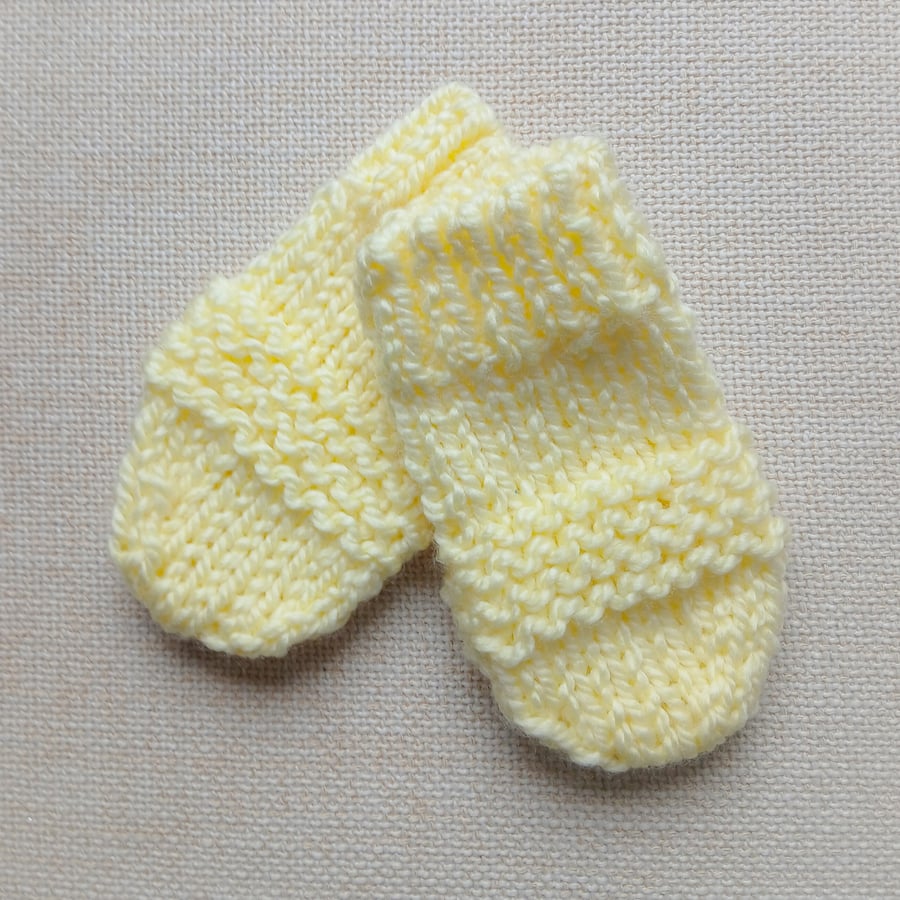 KNITTING PATTERN PDF Little Lemon Mittens 