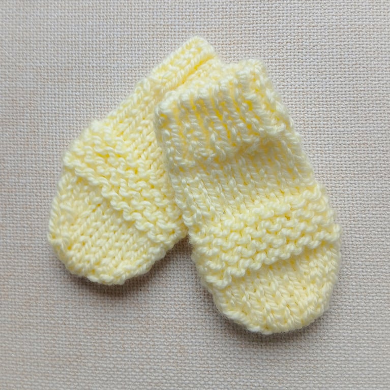 KNITTING PATTERN PDF Little Lemon Mittens 