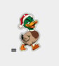 Funny Christmas Gift Tags For Adults, 6pk - Cheeky Mallard Duck