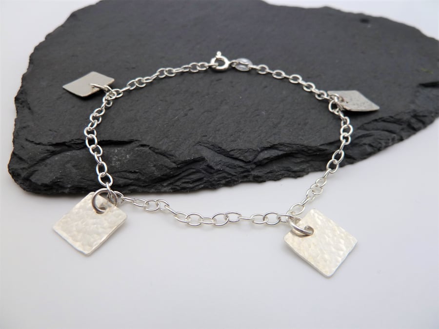 sterling silver charm bracelet