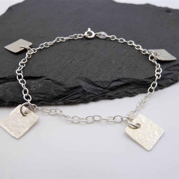 sterling silver charm bracelet