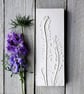 Shepherds Purse Plaster Cast Wall Plaque