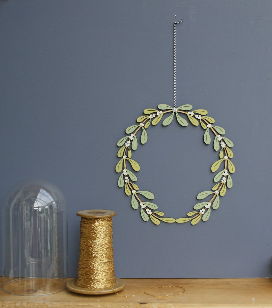 Mistletoe Wreath