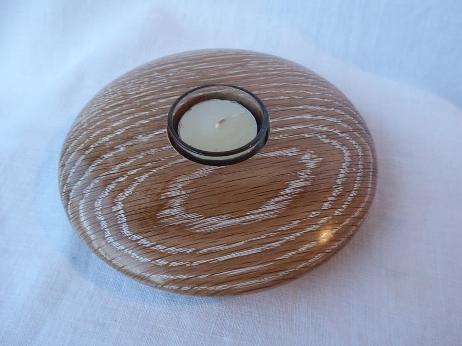 Oak Tea-Light Holder