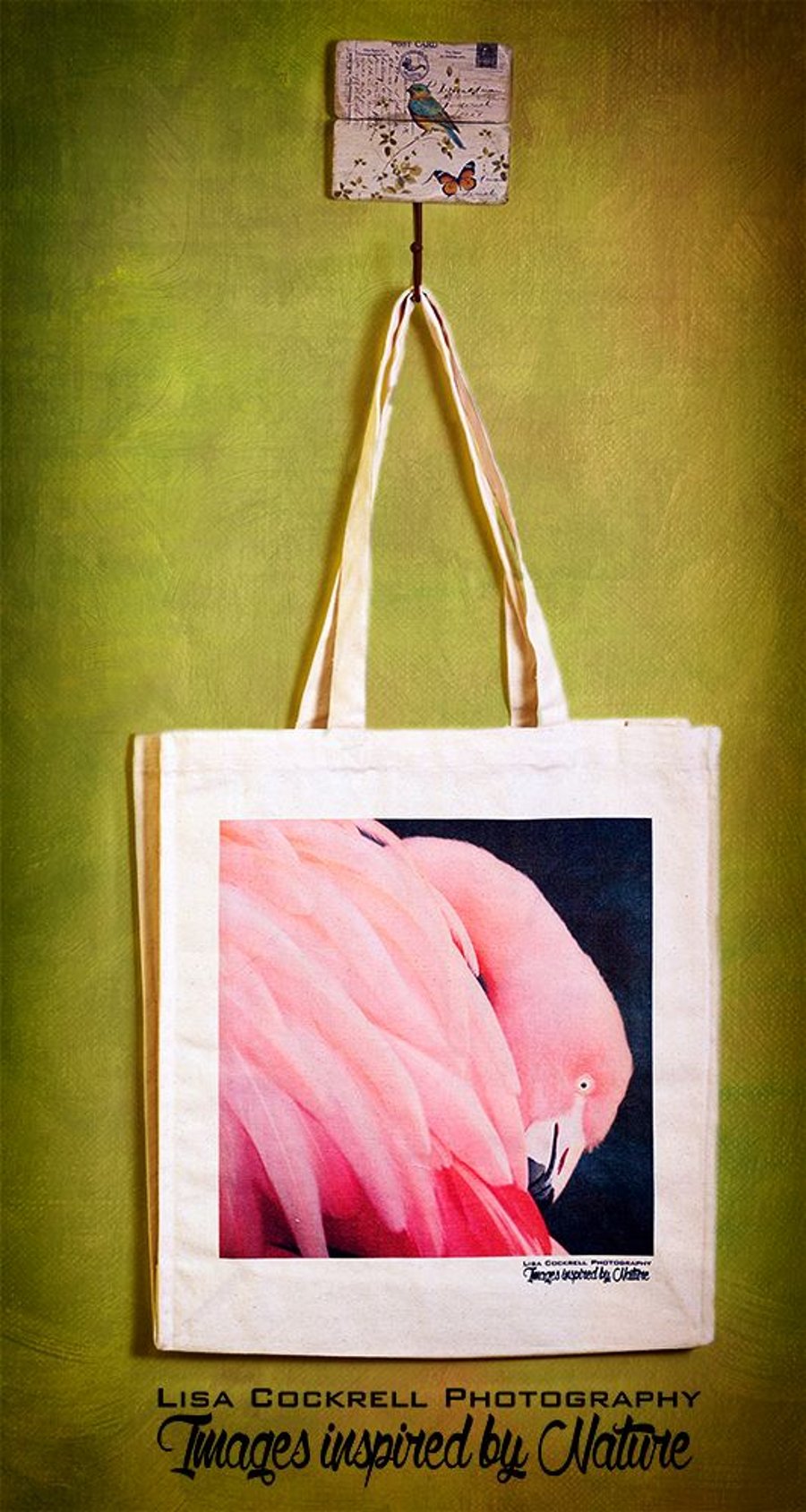 FLAMINGO - TOTE BAGS INSPIRED BY NATURE FROM LISA COCKRELL PHOTOGRAPHY