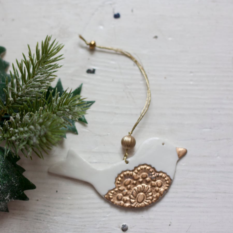 Gold Bird Decoration