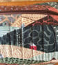 Countryside Print Quilted Fabric Box Shape Makeup Bag - Image 8