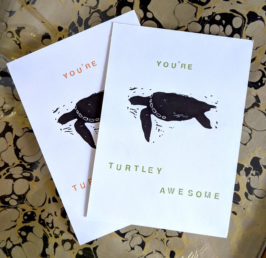 You're Turtley Awesome Postcard