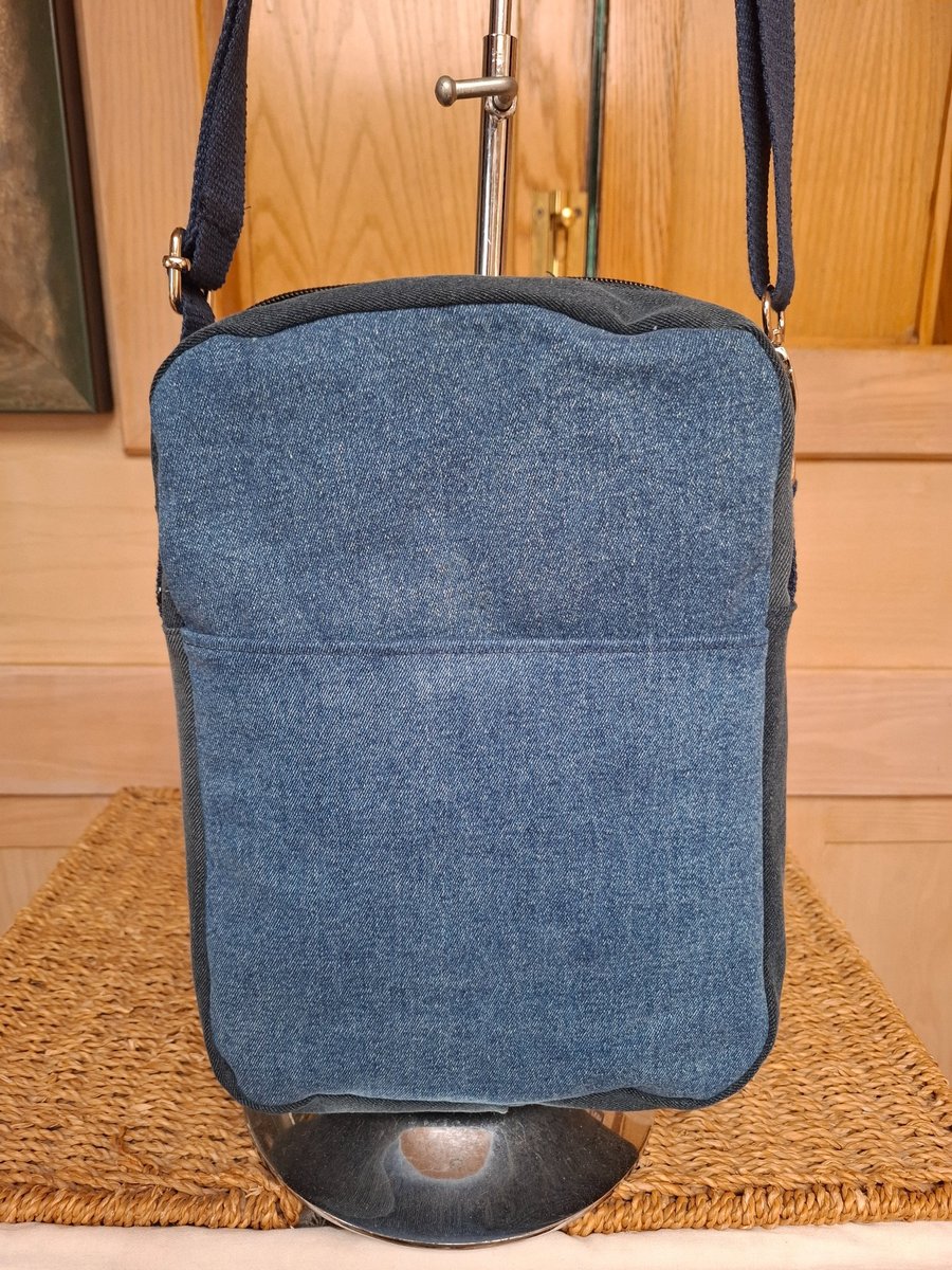 Mixed denim bag